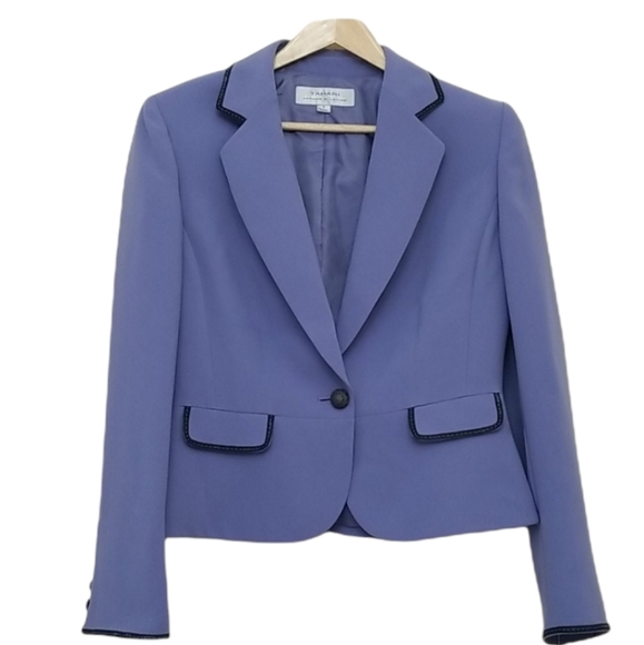 Tahari Jackets & Blazers - NWT Tahari Levine Connie Lavender Blazer Size 8